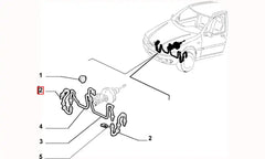 Palio Fren Hortumu Şema