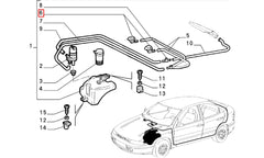 Brava Cam Yıkama Memesi Şema