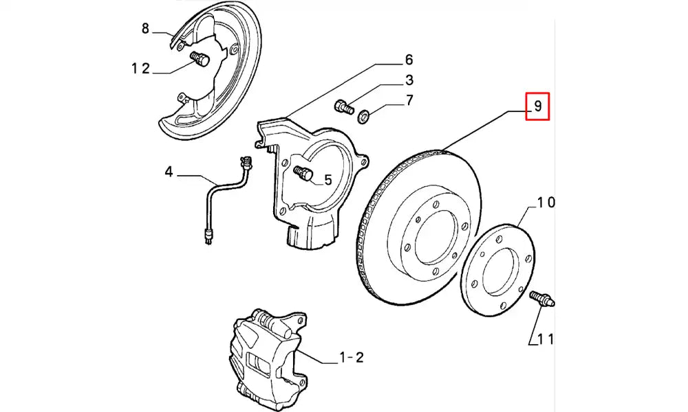 Bravo Ön Fren Diski Şema Bravo Ön Fren Diski Şema