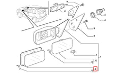 Palio Yan Ayna Camı Şema