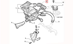 Palio Hava Filtre Kutusu Hortumu Şema