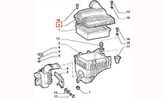 Brava Hava Filtre Kutusu Şema