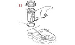 Doblo Yakıt Depo Şamandırası Kapağı Şema