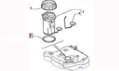 Doblo Yakıt Depo Şamandıra Contası Şema