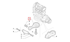 Punto Motor Arka Bağlantı Takozu Şema