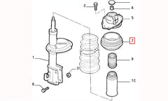 Palio Motor Arka Bağlantı Takozu Şema