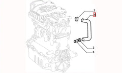 Doblo Hava Filtre Kutusu Hortumu Şema