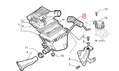 Siena Hava Filtre Kutusu Hortumu Şema