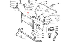 Doblo Motor Radyatörü Alt Hortumu Şema
