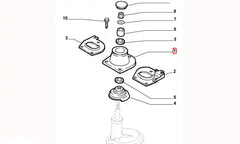 Doblo Amortisör Takozu Şema