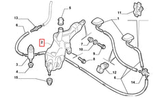 Doblo Silecek Suyu Deposu Şema