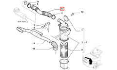 Doblo Hava Filtre Kutusu Hortumu Şema