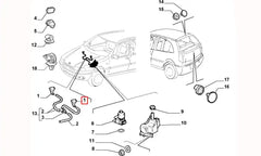 Siena Cam Yıkama Memesi Şema