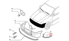 Palio Tampon Bağlantı Demiri Şema