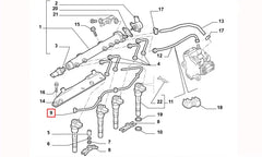 Doblo Enjektör Borusu Şema