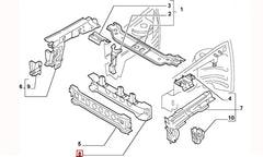 Siena Tampon Bağlantı Demiri Şema