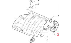 Palio Hava Filtre Kutusu Hortumu Şema