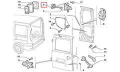 Doblo Bagaj Kapı Gergisi Şema
