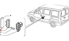 Doblo Kapı Işık Otomatiği Şema