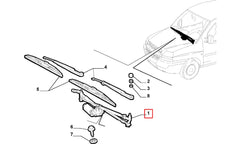 Doblo Cam Silecek Motoru Şema