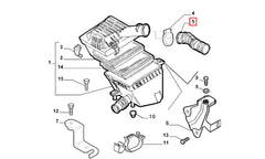Doblo Hava Filtre Kutusu Hortumu Şema