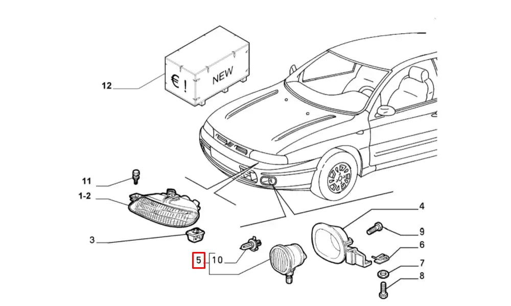 Siena Sis Farı Şema Siena Sis Farı Şema