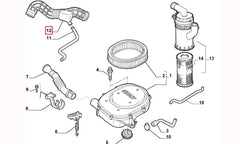 Doblo Hava Filtre Kutusu Hortumu Şema