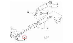Brava Egzoz Askı Ve Montaj Lastik Takozu Şema