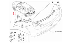 Doblo Marşpiyel Bakalit Klipsi Şema