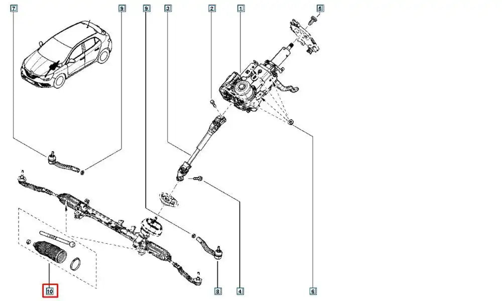 Megane Rot Kolu Şema Megane Rot Kolu Şema