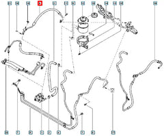 Master Direksiyon Borusu / Hortumu Şema