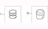 Ducato Silindir Onarım Seti (Piston, Segman) Şema