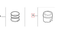 Ducato Silindir Onarım Seti (Piston, Segman) Şema