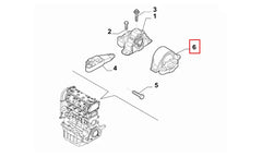 Mito Motor Ön Bağlantı Takozu Şema