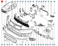 Sandero Tampon Çeki Demir Kapağı Şema