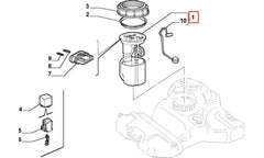 Mito Yakıt Depo Şamandırası Şema