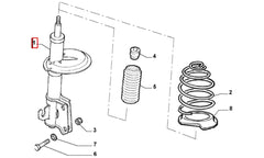 Palio Ön Amortisör Şema