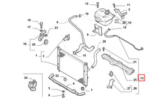 Palio Radyatör Genleşme Depo Hortumu Şema