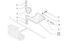 Albea Motor Arka Takozu Bağlantı Ayağı Şema