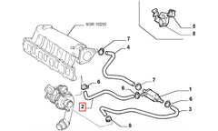 500 Yağ Soğutucu Hortumu Şema