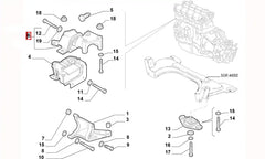 Palio Motor Ön Bağlantı Takozu Şema