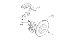 Mito Ön Fren Diski Şema