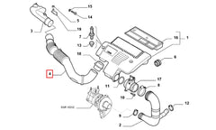 Doblo Hava Filtre Kutusu Hortumu Şema
