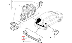 Grande Punto Tampon Bağlantı Demiri Şema