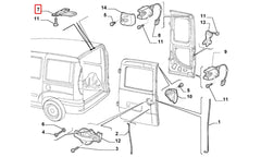 Doblo Bagaj Kilit Karşılığı Şema