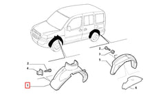 Doblo Çamurluk Davlumbazı Şema