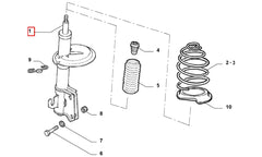 Doblo Ön Amortisör Şema