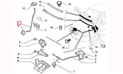 Doblo Kaput Dayama Çubuğu Şema