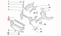 Bravo Tampon Bağlantı Demiri Şema
