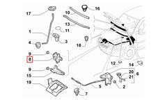 Linea Kaput Dış Açma Kolu Şema
